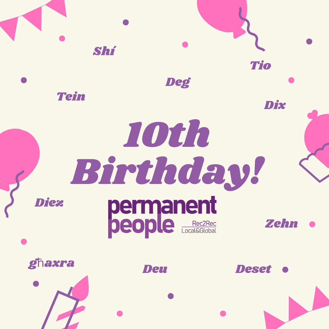 Permanent People Rec2Rec turns 10!